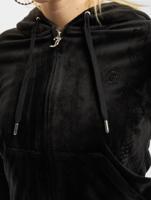 Juicy Couture Robertson Full Zip Trainingspak Dames Zwart - Maat XS - Kleur: Zwart | Soccerfanshop - thumbnail