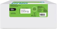 DYMO 2177563 Rol met etiketten 25 x 54 mm Wit 6000 stuk(s) Permanent hechtend Verzendetiketten - thumbnail