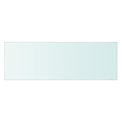 Wandschap transparant 60x20 cm glas - thumbnail