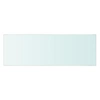 Wandschap transparant 60x20 cm glas - thumbnail