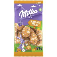 Milka paaseitjes, 81 g, wit praliné - thumbnail