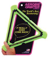 Aerobie boomerang Orbitor junior 29 cm rubber groen - thumbnail