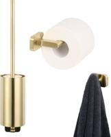 Ben Mykanto toiletset 3-delig geborsteld messing - thumbnail