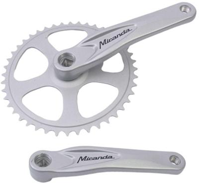 Miranda crankset alu zilver 44 tands 3/32 + 1/8 bulk