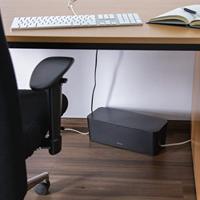 Hama 00221012 Kabelbox Kunststof Zwart (l x b x h) 15.6 x 4 x 13.5 cm 1 stuk(s) - thumbnail