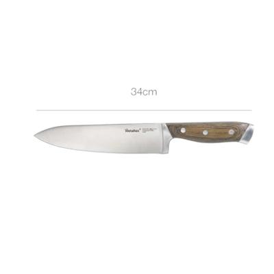 Metaltex heritage chefmes met houten greep 34 cm