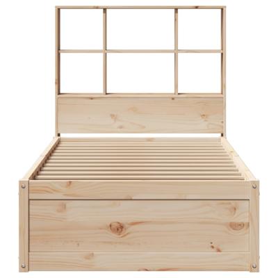 Bedframe zonder matras massief grenenhout 150x200 cm - thumbnail