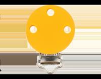 Siliconen speenklem Geel - thumbnail