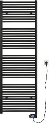 Saqu Fonti elektrische radiator 1000W 60x181,7cm mat zwart