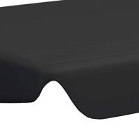 Vervangingsluifel voor schommelbank 150/130x70/105 cm zwart - thumbnail