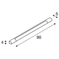 SLV 149772 LED-wandlamp 12 W Chroom, Wit - thumbnail