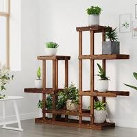 Plantenstandaard 95x25x96 cm massief vurenhout - thumbnail