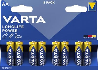 Batterij varta longlife power 8x aa | 20 stuks Batterij varta longlife power 8x aa | 20 stuks