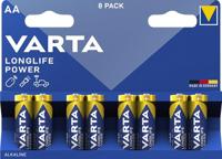 Batterij Varta Longlife Power 8x AA | 20 stuks - thumbnail