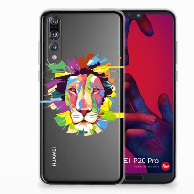 Huawei P20 Pro Telefoonhoesje met Naam Lion Color Huawei P20 Pro Telefoonhoesje met Naam Lion Color