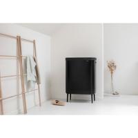 Brabantia Bo hi wasbox 2 x 45 liter matt black - thumbnail