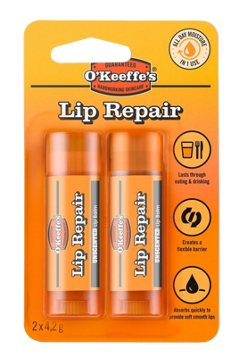 O&apos;Keeffe&apos;s Lip Repair Unscented Lip Balm Duo