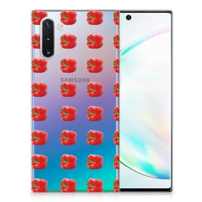 Samsung Galaxy Note 10 | Siliconen Case | Paprika Red Samsung Galaxy Note 10 | Siliconen Case | Paprika Red