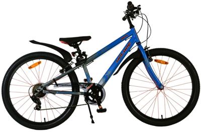 Volare rocky kinderfiets - 24 inch - blauw - 7 speed
