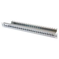 Telegärtner 100021497 24 poorten Netwerkpatchpaneel 483 mm (19) CAT 6A 1 HE Zwart Niet ingericht - thumbnail