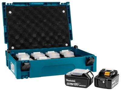 Makita 199697-1 | lxt accuset 18v in mbox nr.1 (8x 5.0ah bl1850b accu) - 199697-1