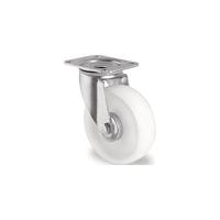 Promat/Tecwerk Zwenkwiel | Wiel-Ø 150 mm | draagvermogen 300 kg | polyamide | plaat L135xB110 mm - 3000276025 - thumbnail