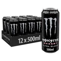 Monster Energy Ultra 12x 500ml Black - thumbnail