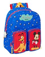 Schoolrugzak Mickey Mouse Clubhouse Good day Blauw 28 x 34 x 10 cm - thumbnail