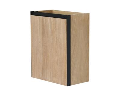 Wiesbaden Fonteinkast Lotus 40x21,8 cm Naturel Eik / Mat Zwart