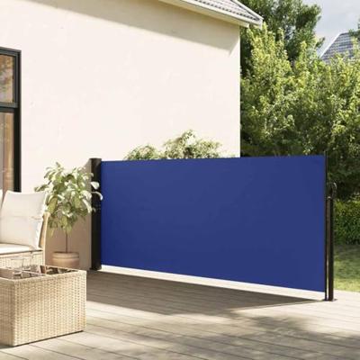 VidaXL Windscherm uittrekbaar 117x300 cm blauw VidaXL Windscherm uittrekbaar 117x300 cm blauw