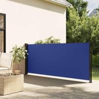 VidaXL Windscherm uittrekbaar 117x300 cm blauw - thumbnail