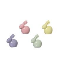 Figuur Konijn porselein 3x6,5x6cm - thumbnail