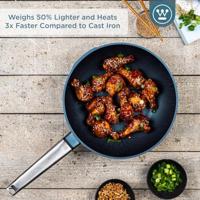 Westinghouse Pannenset Performance (wokpan + grillpan) ø 28 cm - blauw - inductie en alle andere warmtebronnen - thumbnail
