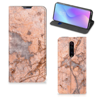 Xiaomi Mi 9T Pro | Standcase | Marmer Oranje - thumbnail