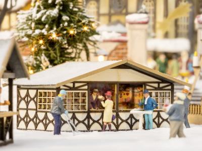 NOCH 14392 H0 Kerstmarkt stand