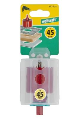Wolfcraft Bi-metalen gatenzaag | BiM | Ø45mm | 1 stuk - 5470000 Wolfcraft Bi-metalen gatenzaag | BiM | Ø45mm | 1 stuk - 5470000