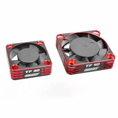 Team Corally - Ultra High Speed Cooling Fan - 40mm - Color Black/Red