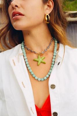 Bonnie Studios William ketting blauw