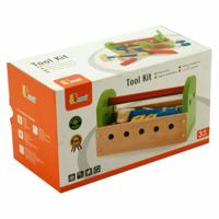VIGA speelgoed gereedschapskist, afm 25x14x12 cm, 1 stuk - thumbnail
