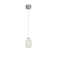 Searchlight Moderne hanglampCyclone chroom met helder glas - 97291-1CL - thumbnail