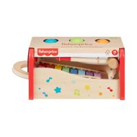 Fisher Price Houten Xylophone met Hamerbank - thumbnail