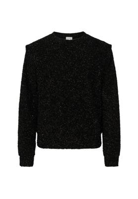Sweater Carolla Terry Vis Black