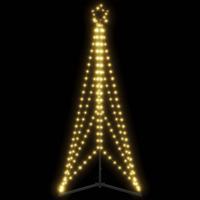 VidaXL Led-kerstboom 363 leds warm wit 182 cm - thumbnail