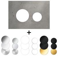 Drukplaat Front En Toetsen TECE Loop Voor WC-Bediening Beton - thumbnail