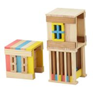 Técap Multicolor - Balanceer- en constructiespel - JEUJURA - 200 stukjes - thumbnail