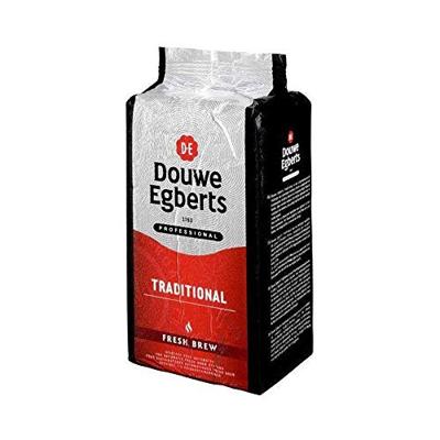 Douwe Egberts gemalen koffie voor snelfilters Rood, pak van 1 kg