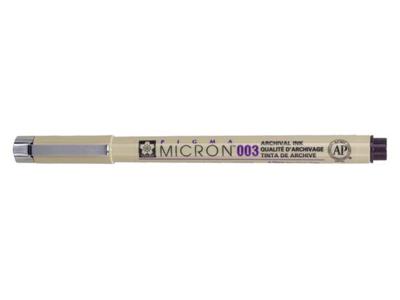 Fineliner sakura pigma micron 003 0.15mm zwart Fineliner sakura pigma micron 003 0.15mm zwart