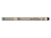 Fineliner sakura pigma micron 003 0.15mm zwart - thumbnail