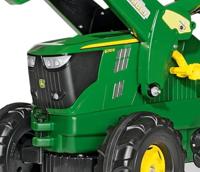 Rolly Toys rollyFarmtrac John Deere 6210R traptrekker met voorlader - thumbnail