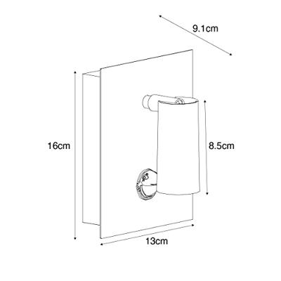 QAZQA Buiten wandlamp wit incl. LED IP54 bewegingssensor - Simon